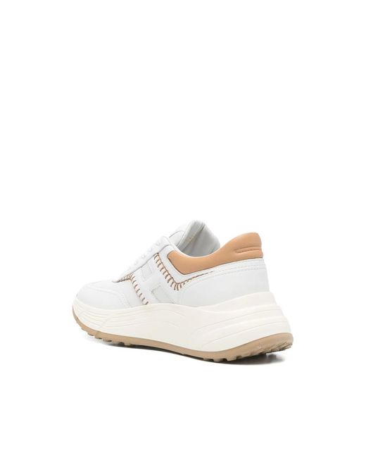 Hogan White H669 Allacciato H Impunture