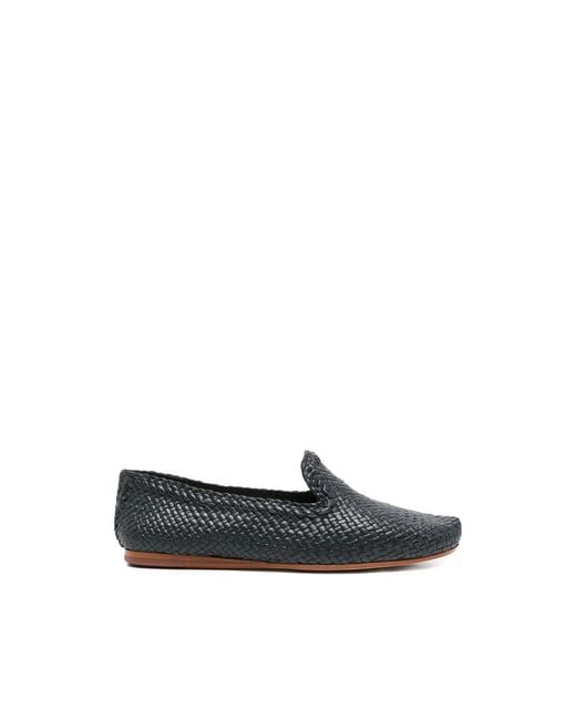 Dragon Diffusion Blue Woven Loafers