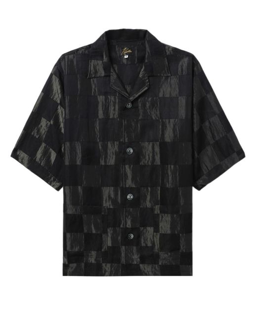 Needles Black Abstract-Print Shirt for men