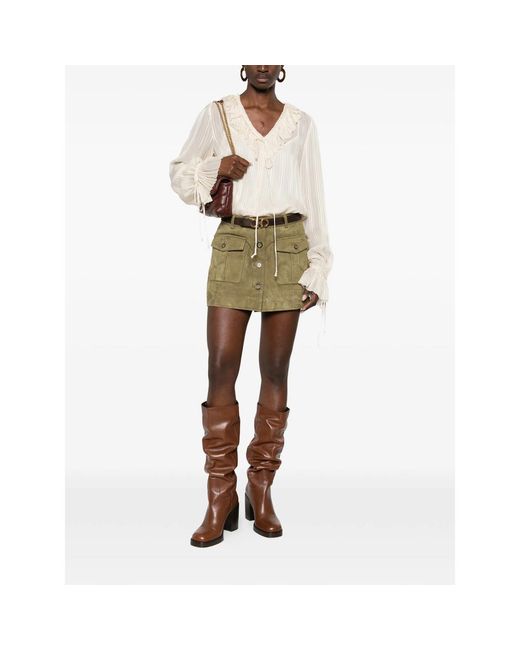 Pinko White Shirts Bianco Cigno