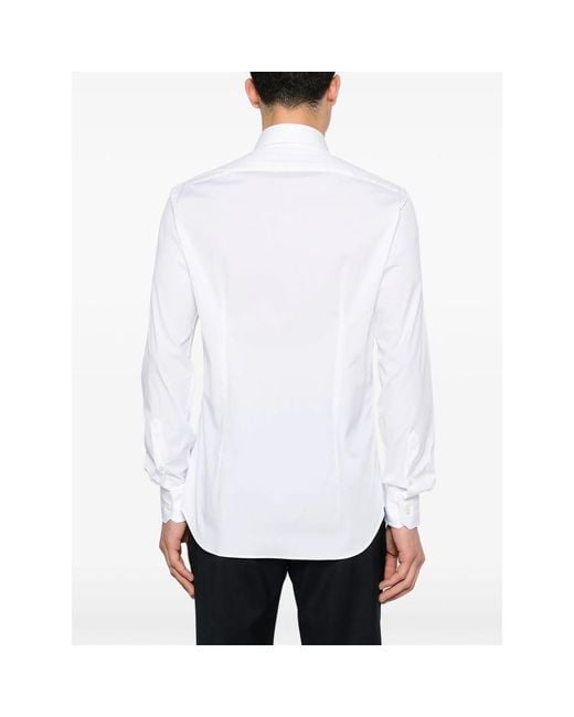 Eraldo White Poplin Shirt for men