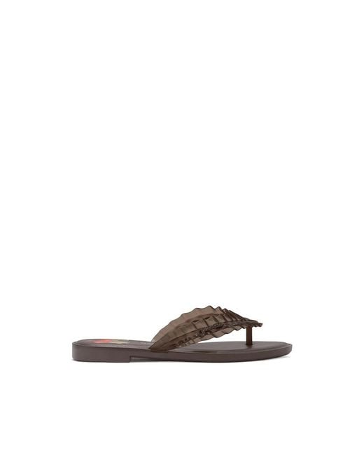Ganni Brown Flip-Flops & Slides