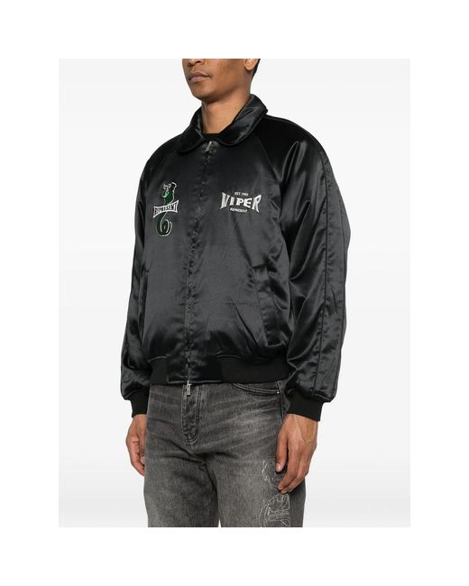 Represent Black Jacket Zip-Front for men