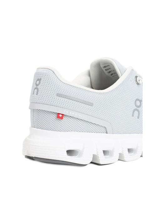 On Shoes White Cloud 6 Mesh-Panel Sneakers for men
