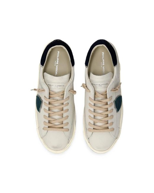 Philippe Model White Prsx Low Sneakers for men