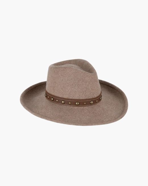 Eric Javits Brown Luxury Wool Felt Gunslinger Hat