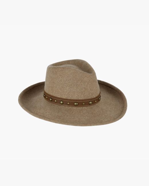 Eric Javits Brown Luxury Wool Felt Gunslinger Hat