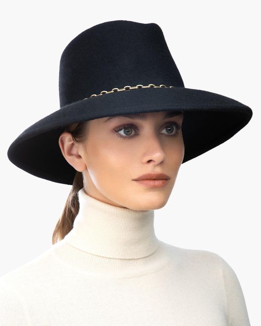 Eric Javits Multicolor Wool Felt Fedora Hat For Handcrafted