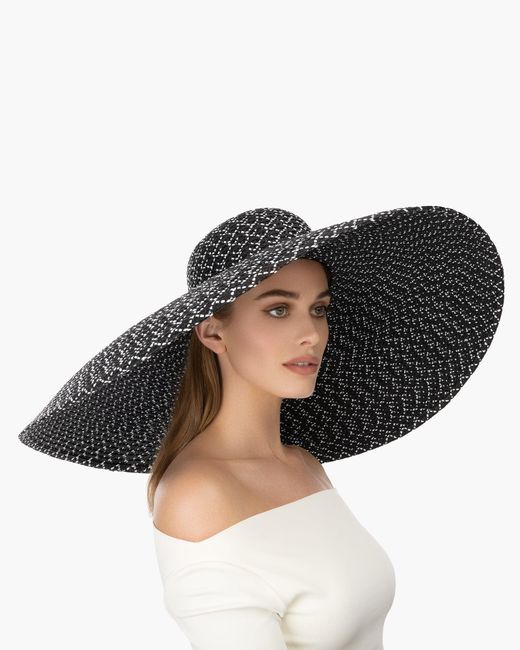 Eric Javits Blue Giant Floppy Sun Hat For