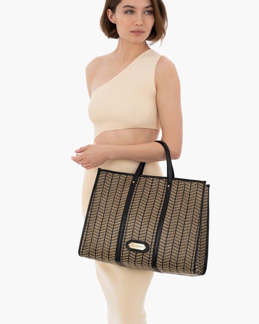 Eric Javits Multicolor Palm Tote