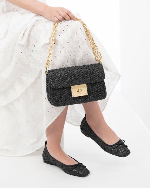 Eric Javits White Lil Cherie Woven Raffia Crochet Handbag For