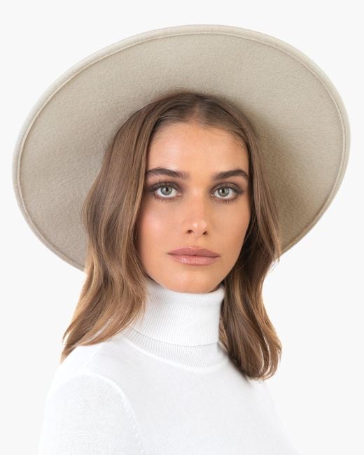 Eric Javits Multicolor Jade Wool Felt Fedora Hat For