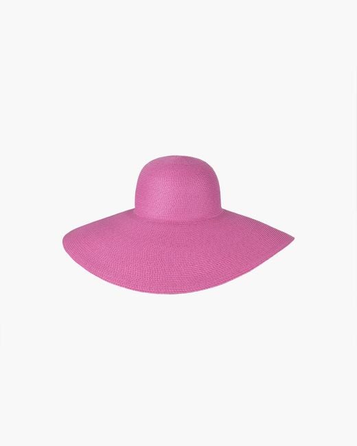Eric Javits Pink Floppy Wide Brim Hat For