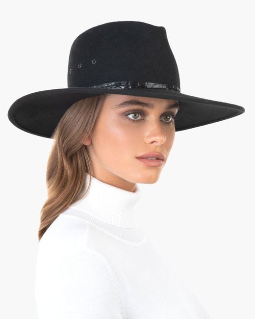 Eric Javits Multicolor Jade Wool Felt Fedora Hat For