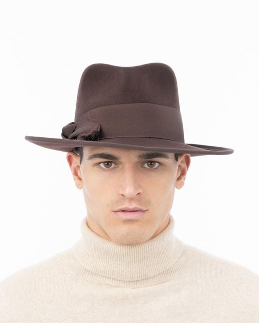 Eric Javits Black Tyler Fedora Hat For