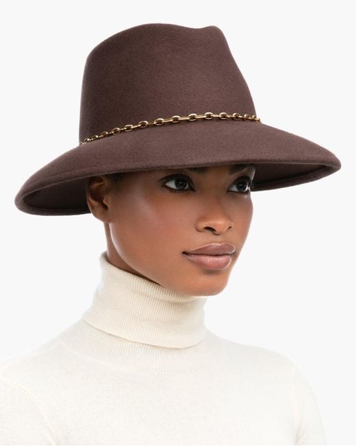 Eric Javits Multicolor Wool Felt Fedora Hat For Handcrafted