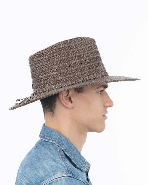 Eric Javits White Squishee Straw Fedora, Color, Size, Upf 50+ Sun Protection
