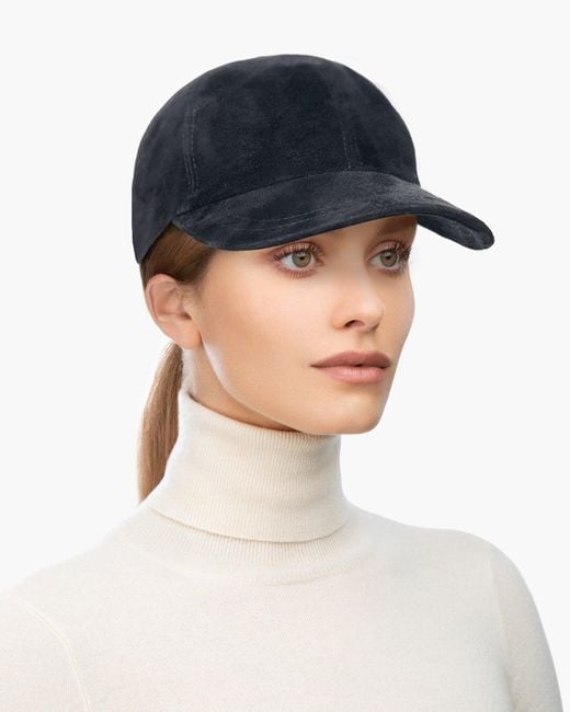 Eric Javits Multicolor Suede Fenway Baseball Cap For
