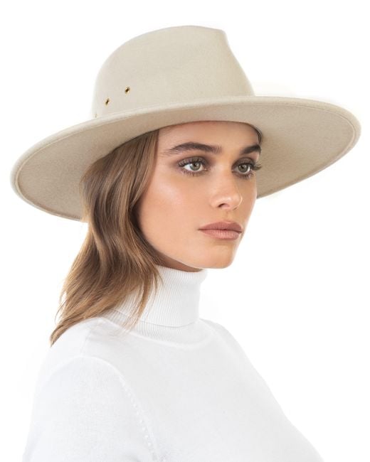 Eric Javits Multicolor Jade Wool Felt Fedora Hat For