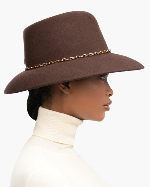 Eric Javits Multicolor Wool Felt Fedora Hat For Handcrafted