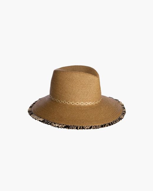 Eric Javits Multicolor Mykonos Fedora Sun Hat For Squishee Material, Uv Protection