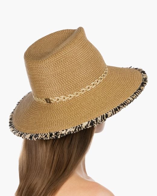 Eric Javits Multicolor Mykonos Fedora Sun Hat For Squishee Material, Uv Protection