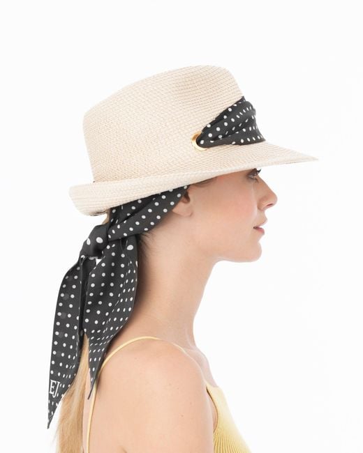 Eric Javits Natural Twilly Billy Classic Fedora Sun Hat For