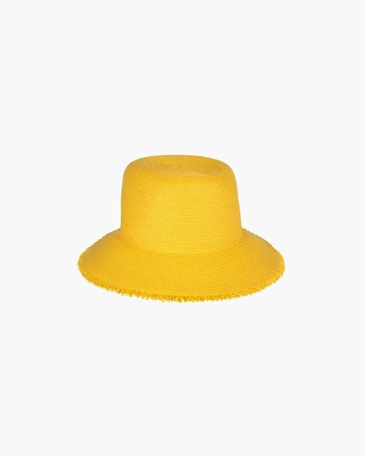 Eric Javits Red Squishee Bucket Straw Hat, Limited Edition, Upf 50+ Sun Protection