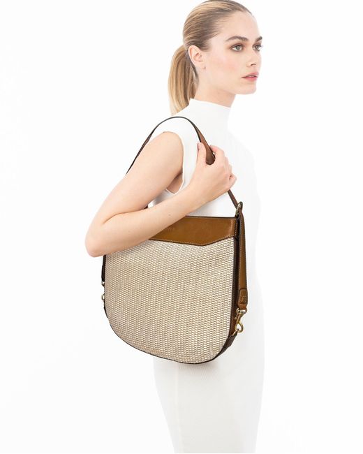 Eric Javits White Messenger Bag