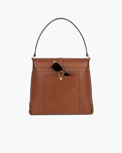 Eric Javits Brown Regent Backpack