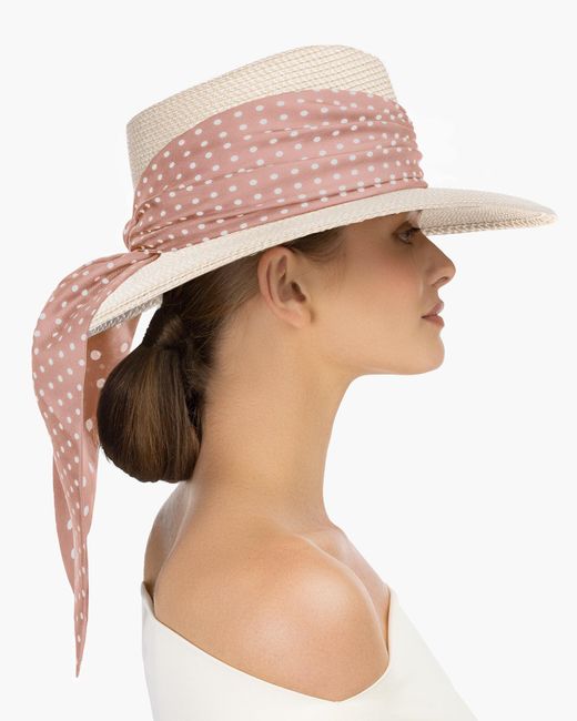 Eric Javits Black Marella Travel Fedoras With Silk Twill Scarf For