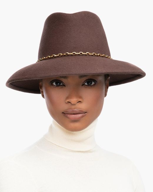 Eric Javits Multicolor Wool Felt Fedora Hat For Handcrafted