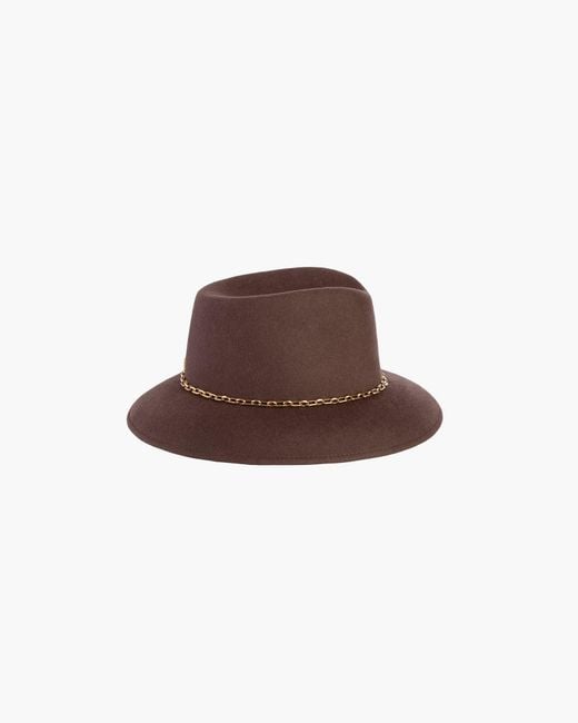 Eric Javits White Luxury Felt Fedora Hat, Color, Made