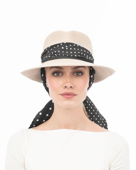 Eric Javits Natural Twilly Billy Classic Fedora Sun Hat For
