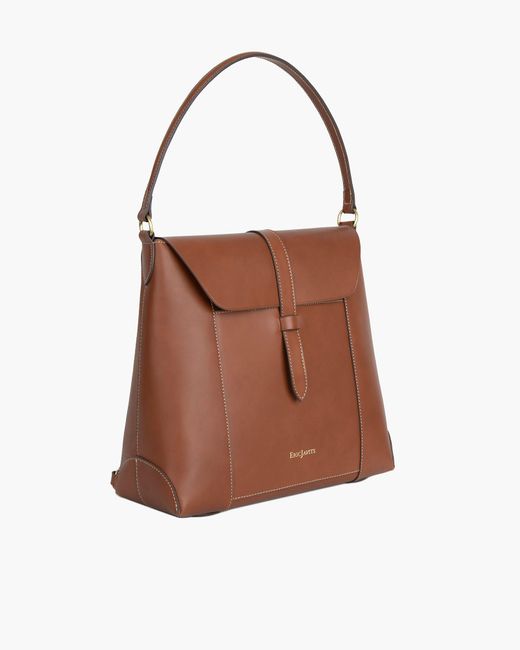 Eric Javits Brown Regent Backpack