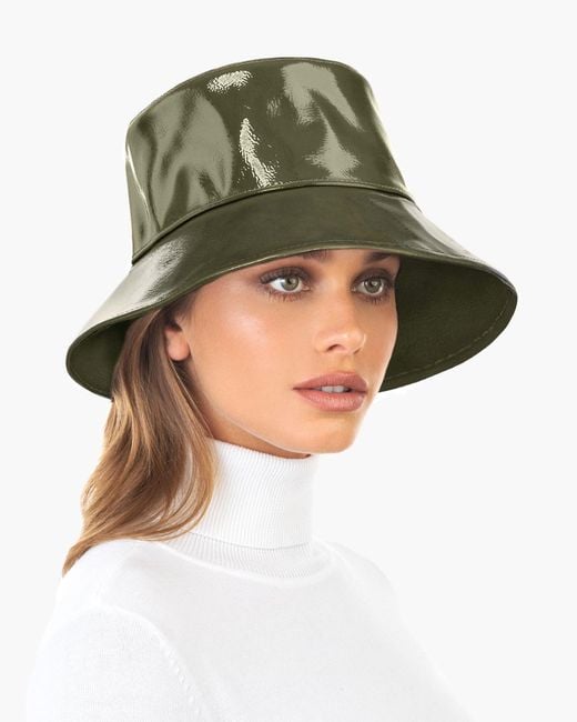 Eric Javits Brown Patti Bucket Hat For