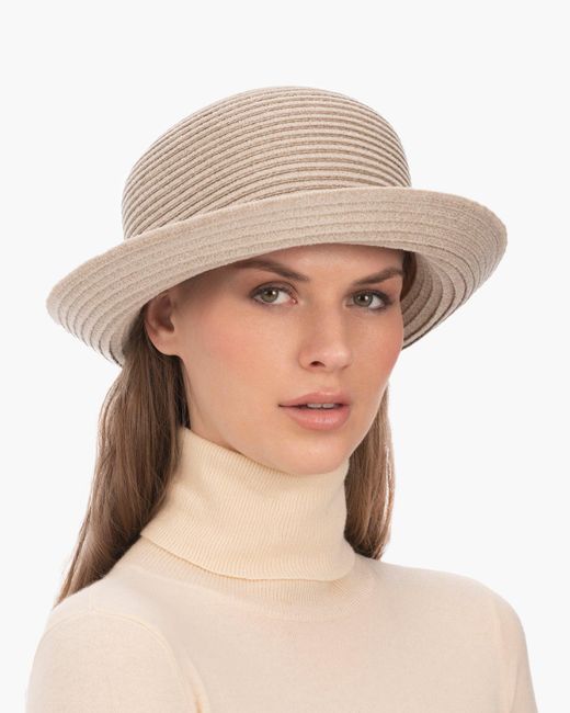 Eric Javits Shenia Cloche Hat in Natural | Lyst display picture 1