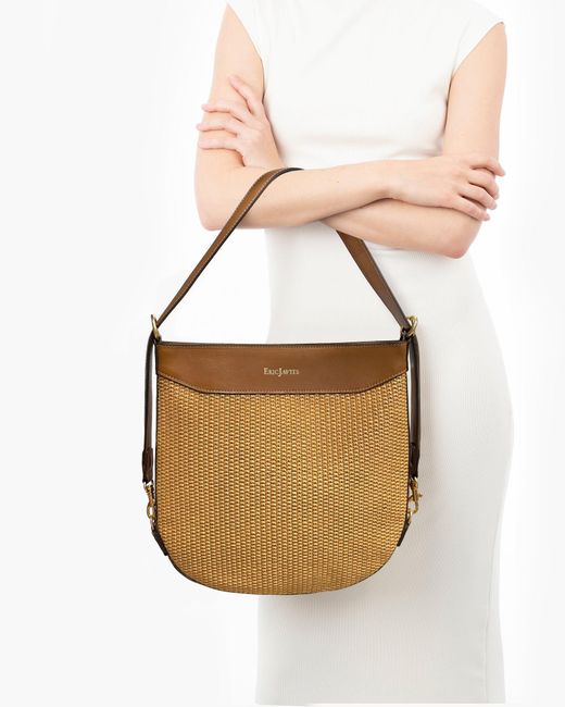 Eric Javits White Messenger Bag