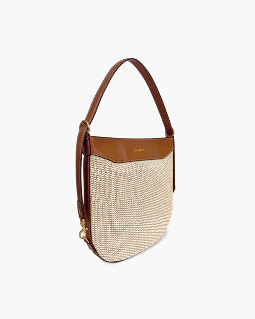 Eric Javits White Messenger Bag