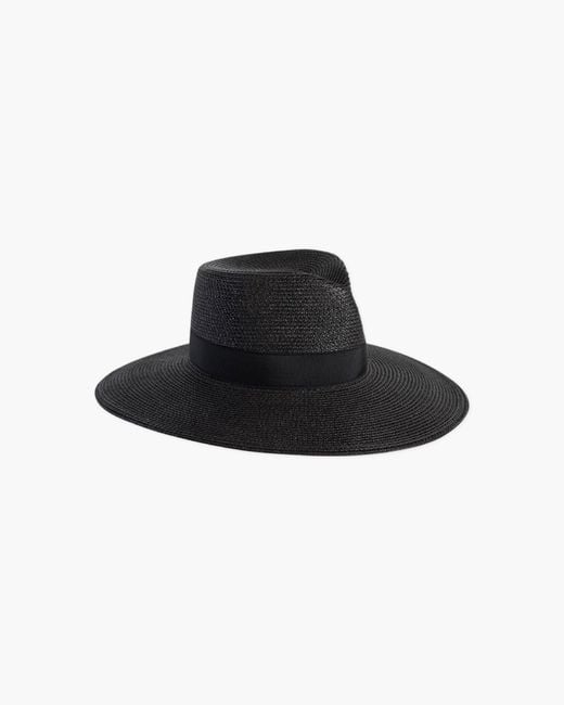 Eric Javits Blue Squishee Straw Fedora Hat