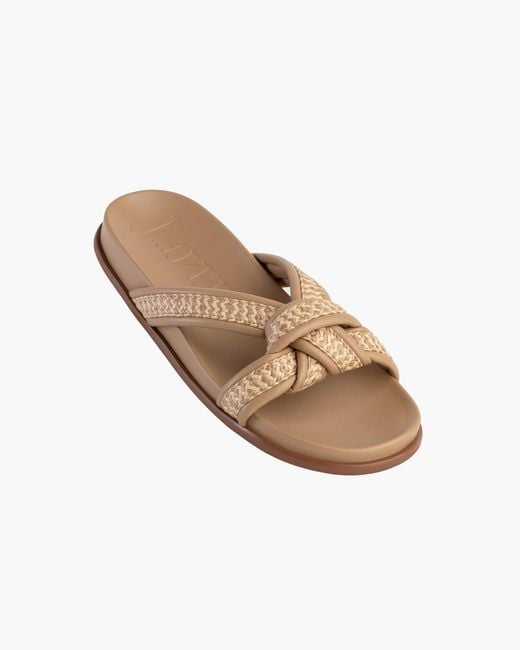 Eric Javits White Notti Straw Espadrilles, For Beach Sandals