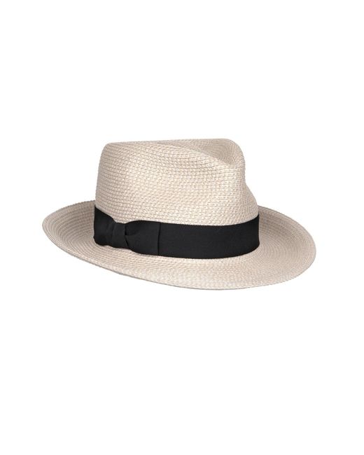 Eric Javits White Classic Summer Fedora Hat