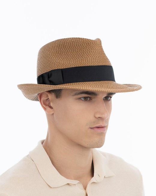 Eric Javits White Classic Summer Fedora, Upf50