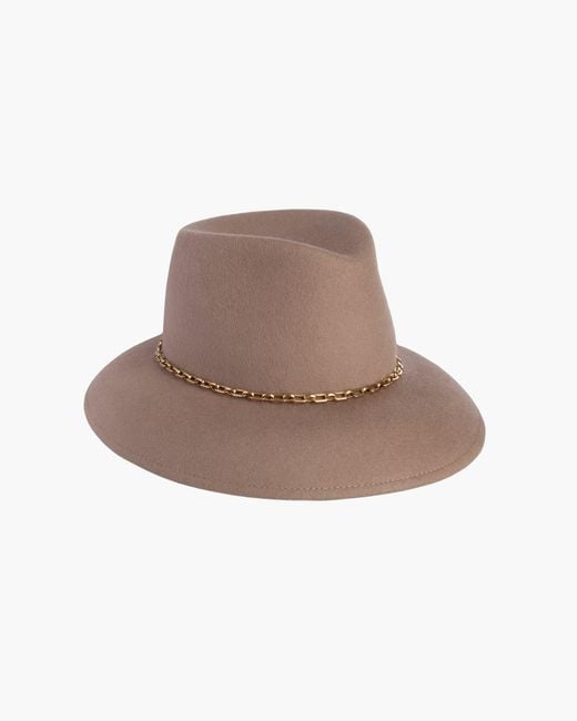 Eric Javits Multicolor Wool Felt Fedora Hat For Handcrafted
