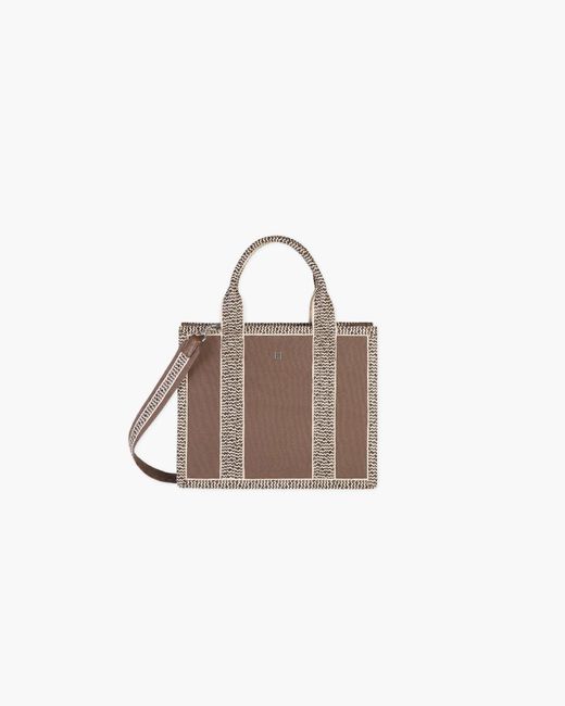 Eric Javits Brown Lil Cote D'Azur Water-Repellent Canvas Tote For