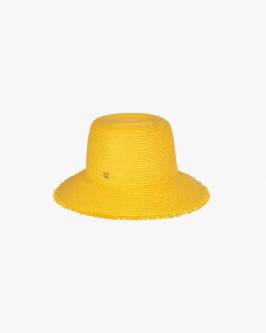 Eric Javits Red Squishee Bucket Straw Hat, Limited Edition, Upf 50+ Sun Protection