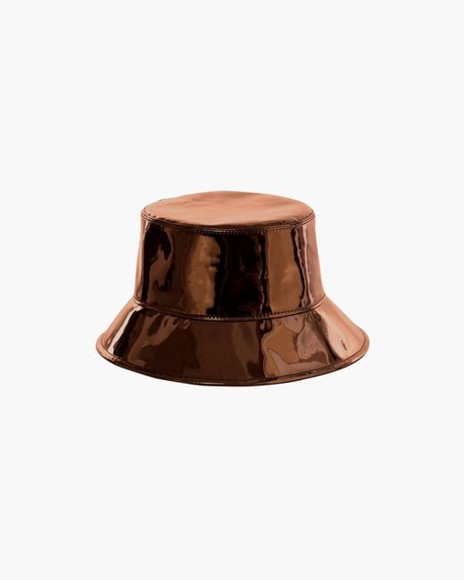 Eric Javits Brown Patti Bucket Hat For
