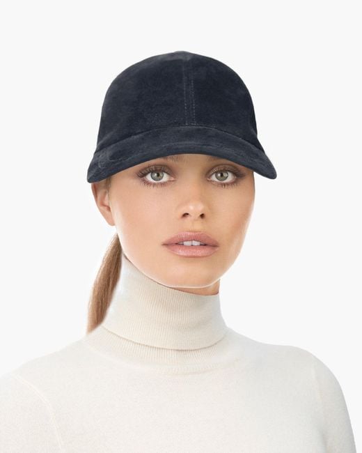 Eric Javits Multicolor Suede Fenway Baseball Cap For