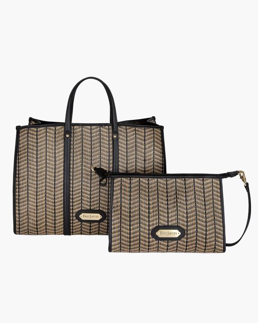 Eric Javits Multicolor Palm Tote