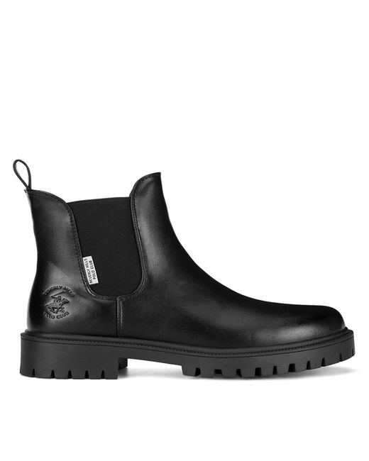 Beverly Hills Polo Club Black Klassische Stiefeletten Hy2T628-1